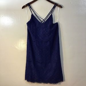 Francesca’s Blue Lace Dress